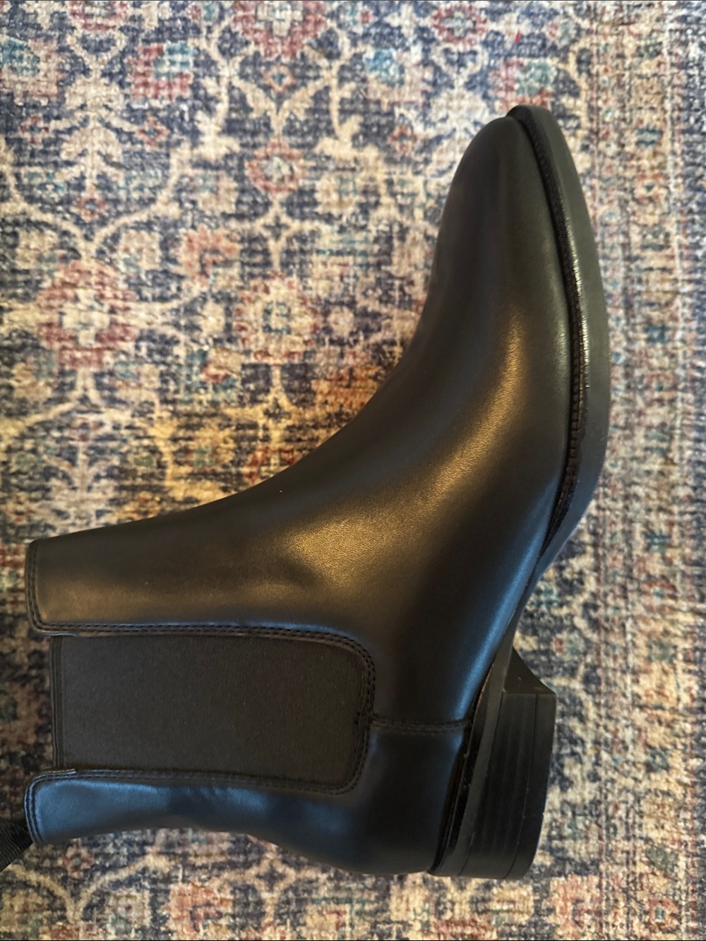Calvin Klein Men's Black Leather Chukka Boot